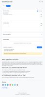 Online Base64 Decode and Encode screenshot 1