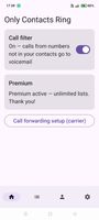 Call filter ON