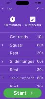 OpenHIIT screenshot 2