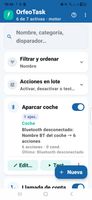 Profile list showing all your active automations at a glance.