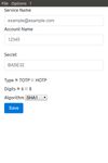 OTPmanager screenshot 2