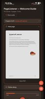 The PDF page turns in sync with the audio... open it any time to check a table,
diagram or image while you listen.