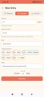 Add expenses in any currency