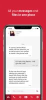 One place to keep track of all your chats, calls and file shares with specific colleagues
