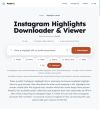Instagram Highlights downloader and viewer