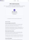 pdf to doc tool page