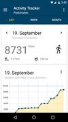 Pedometer (PFA) screenshot 1