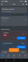Clear schedules on home screen