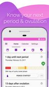 Period &amp; Ovulation Tracker screenshot 1