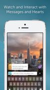 Watch and interact with messages and Hearts (SuperHearts) of your followers