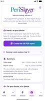 Doctor report: a PDF summary to bring to appointments