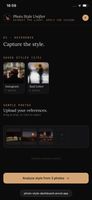 Upload reference photographs!!
One to eight images — your own portfolio, or work by photographers you admire.