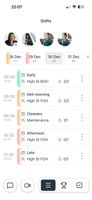Schedule shifts for staff and use GPS clock-in to make sure they are on location