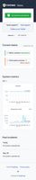 Mobile example with integrated service monitoring.