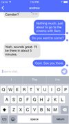 Message your friends on the go.