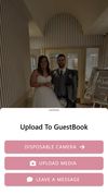 Event Main page with the upload options