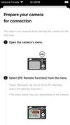 Guidelines to connect your camera to Pixely Controller app.