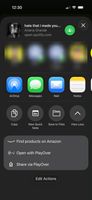 Share directly from apps like Spotify to create a PlayOver link to send to your friends who don't use Spotify