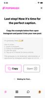 A caption template based on the rules and settings you've selected.