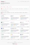home page showing a list of applications