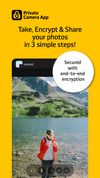 Take, Encrypt and Share your photos with one click - in total privacy!