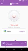PrivateVPN screenshot 2
