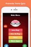 Proverbs Trivia Quiz screenshot 1
