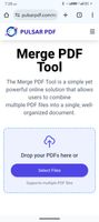 Merge Pdf images and Files with Pulsar PDF