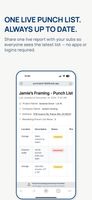 Share one live punch list so everyone sees the latest updates.