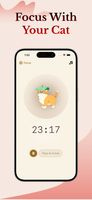 Cute cat companion by your side during focus session
