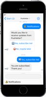 Pushletter screenshot 2