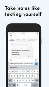 Qept: Quick Notes Like Texting screenshot 1