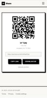 QR-code for downloading the file