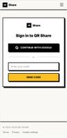 Sign-in screen