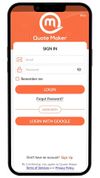 Log in to Quote Maker