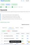 You receive the keyword list. Add, remove or edit before continuing. You're in control.