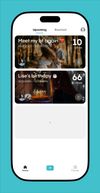 List of events on Reach mobile app on iOS