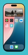 Reach Home Screen Countdown Widget on iPhone (iOS)