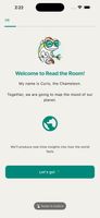 Fun chameleon mascot