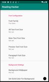 Different Font Configurations