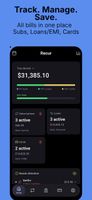 Dashboard — track all bills, subscriptions, loans & credit cards in one place