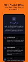 100% private & offline — your data never leaves your device