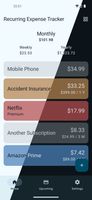 Recurring Expense Tracker screenshot 1