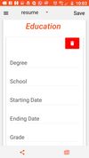 Resume / CV Generator screenshot 1