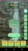 A guided breathing session in progress
