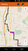 RideData Motorcycle IMU screenshot 1