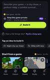 Describe your game in a sentence, or tap one of the app's ideas.