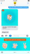 Rock Paper Scissors Game for iMessage screenshot 2