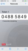 RSA Authenticator (SecurID) screenshot 2