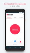 Safe365 includes a red button for the proteges to press in case of emergency. This action will:

- Call the emergency services (112) notifying them of the protegee exact GPS location (only available for Spain and Andorra)
- Notify the protectors immediately (rest of the countries)
